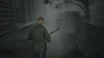 A steel pipe in Silent Hill 2 (2024).