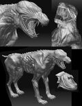 A Zbrush rendering of the Feral, by Kenzie LaMar.