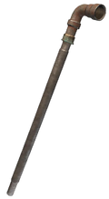 A steel pipe in Silent Hill 2 (2024).