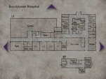 Карта Брукхейвена (1-й этаж и подвал)