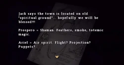 The production notes.