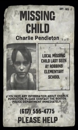 The Missing Child flyer found in Hillside.