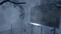 The sign in Central Silent Hill in Homecoming.