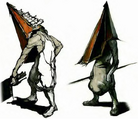 Ito's finalized Pyramid Head design.