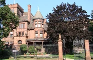 The Scottish Rite Club in Hamilton, Ontario, which was used for exterior shots of the orphanage.