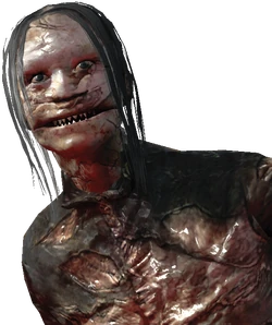 The Screamer's face.