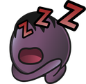 Live event chat emoji - "Sleeping"