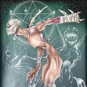Diseño del dios Nyarlathothep de H.P. Lovecraft, del cual se inspiro para la creaciòn del Missionary
