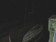 Barcos en el muelle de Silent Hill.