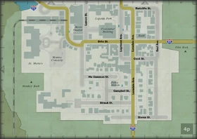 Lansdale Ave es la segunda en vertical desde la derecha.