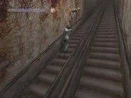 Wall Man saliendo de una pared.