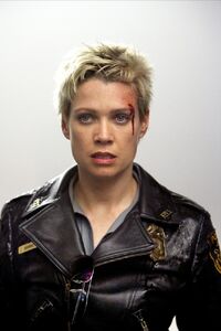 Cybil en la película de Silent Hill.