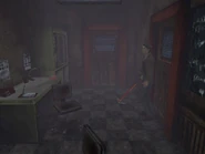 Dentro de la Estación de Policía.