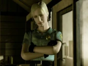 La primera aparición de Cybil, sonriendo a Harry.