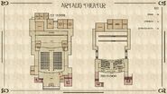 Mapa completo del Teatro Artaud, 1ª y 2ª planta.