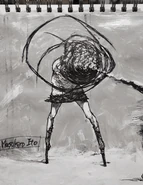 Diseño de un personaje por parte de Ito para un juego cancelado, el cual serviría para el posterior diseño de Sakura Head.