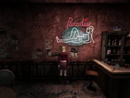 El cartel "Paradise" ("Paraíso").