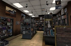 La librería del centro comercial.