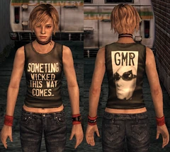 La camiseta "GMR" en Silent Hill 3.