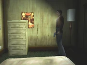 Dentro de la habitación de Kaufmann.