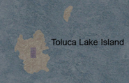 Las dos pequeñas islas en el mapa.