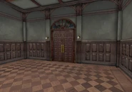 Dentro de la mansión.