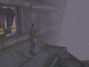 Harry en frente de Cut Rite Chainsaws.