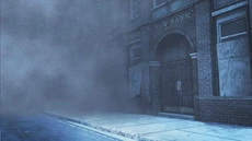 "Banco SNW" en el centro de Silent Hill.