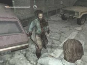 El fantasma de Richard con una palanca.