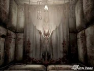 TheOneTruth2.jpg (8 kB) Cierto parecido de la silueta tras la cortina de una de las habitaciones del Hospital de St. Jerome con el monstruo.