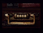 La maleta con candado, con una de las respuestas aleatorias.