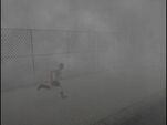 Heather running in Fog World