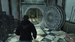 La bóveda del banco.