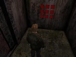 Nueve puntos de guardado en una pared en Silent Hill 2.