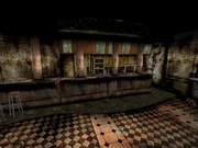 El interior del café.