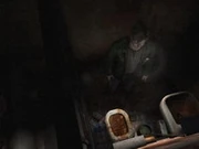 El retrete donde está la billetera.