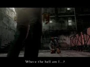 Henry observando como se levanta Richard después de la caída.