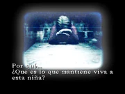 Lisa en el vídeo que observa Harry.