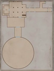 El mapa del primer piso del Grand Hotel.
