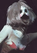 Primer plano de la cara de la Doll.