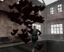 Джеймс убегает от мотыльков