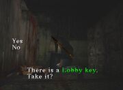 Silent Hill Lobby Key