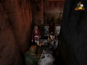 Hospitalbrookhaven5.jpg (27 kB) James, María y Pyramid Head en la zona desconocida del Hospital Brookhaven.