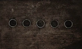 I fori in cui inserire le monete per risolvere l'enigma