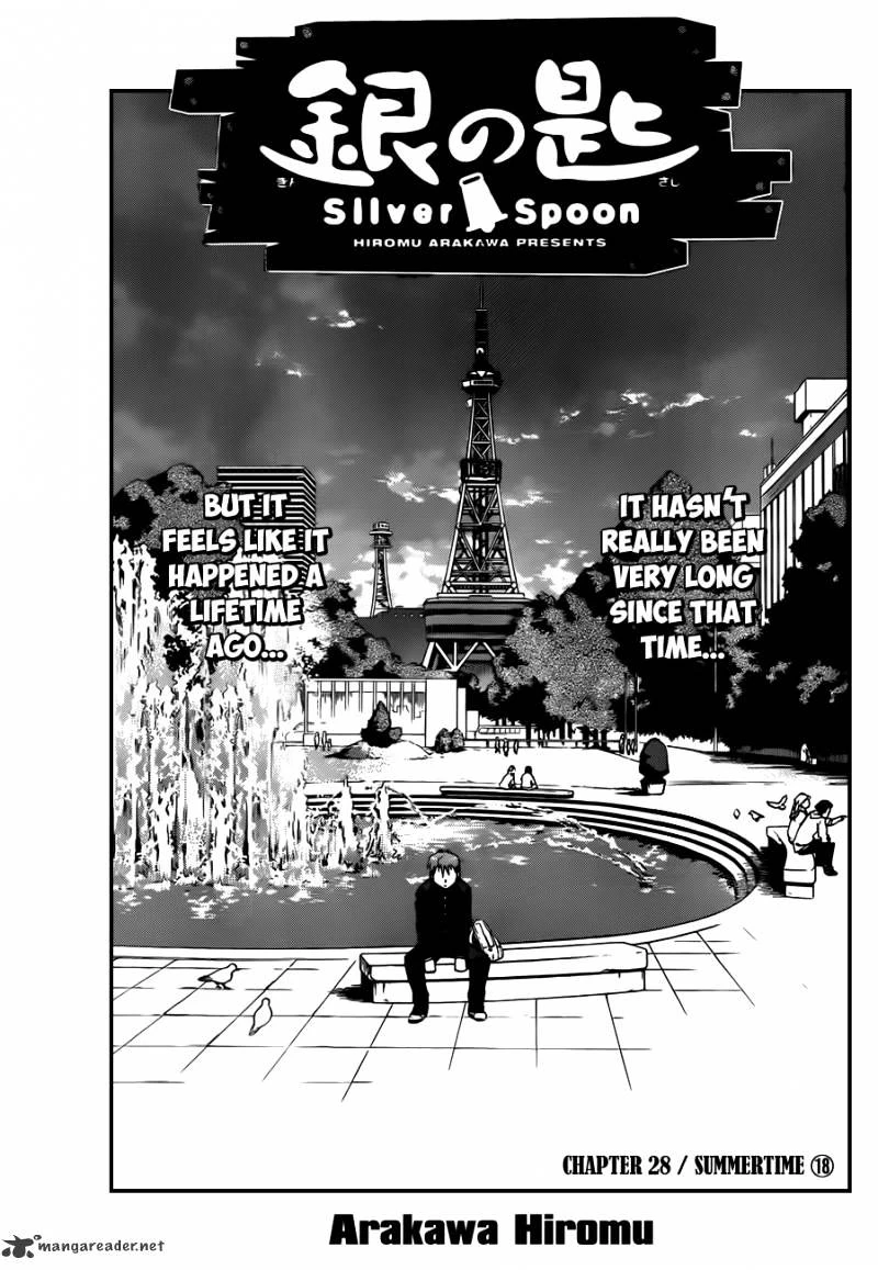 Chapter 28 Silver Spoon Wiki Fandom