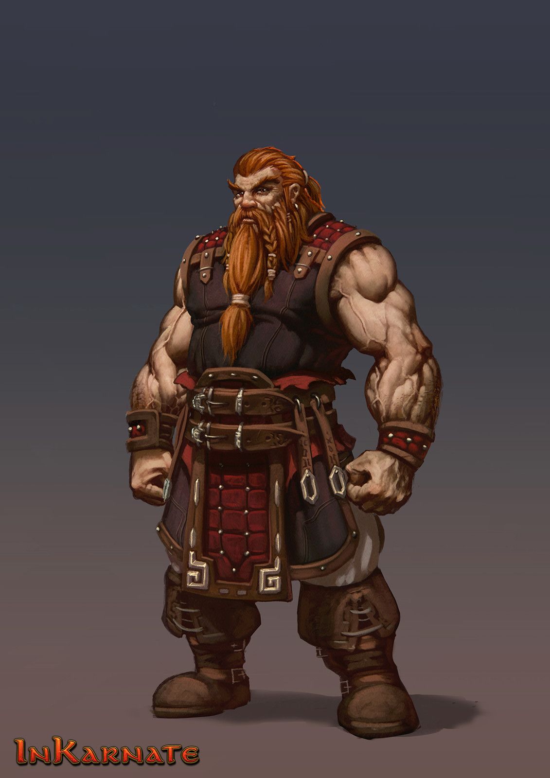 red headed dwarf man