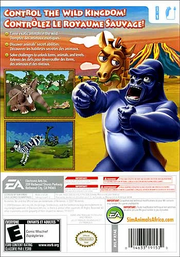 SimAnimals Africa (Wii Cover Backside)