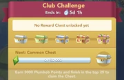Club Challenge Screen.