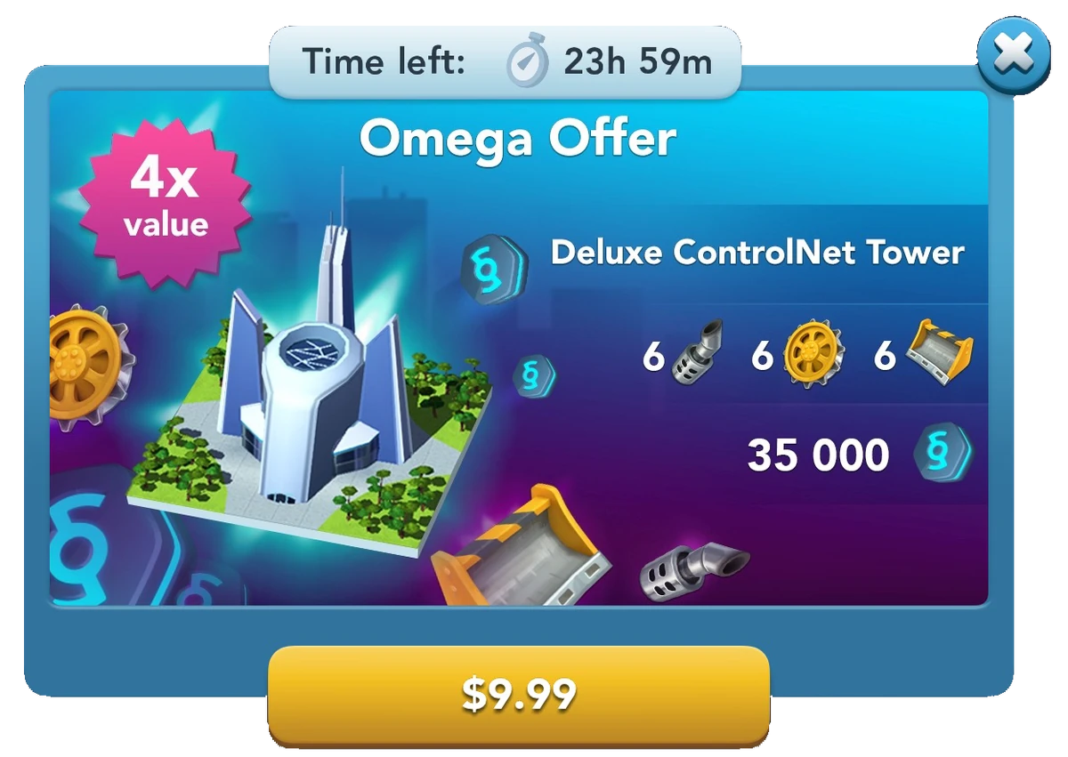 OMEGA Offer | SimCity BuildIt Wiki | Fandom