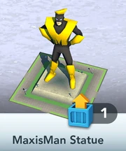MaxisMan Statue Storage
